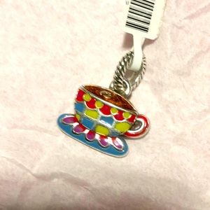 ⭐️Brighton colorful tea or coffee cup charm⭐️
